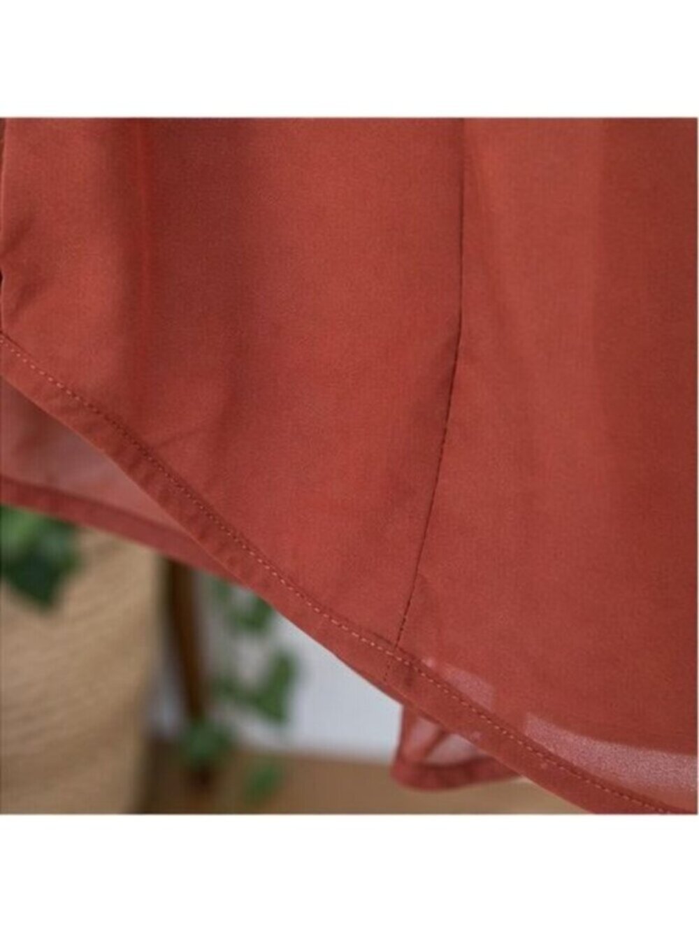 Rust Ruffle Blouse - Picture 5 of 5